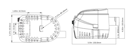 POMPA ZĘZOWA AUTOMATYCZNA SEAFLO 24 V 4000 L/H